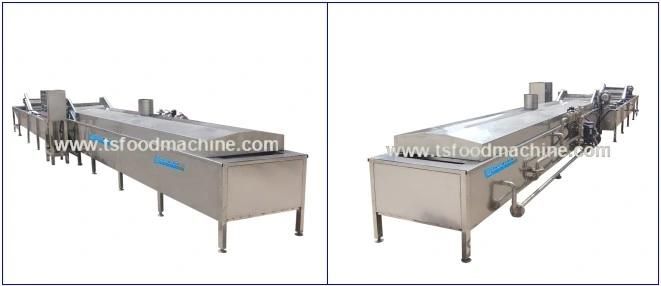 Food Processing Machine and Hispanic Vegetables Blanching Machine
