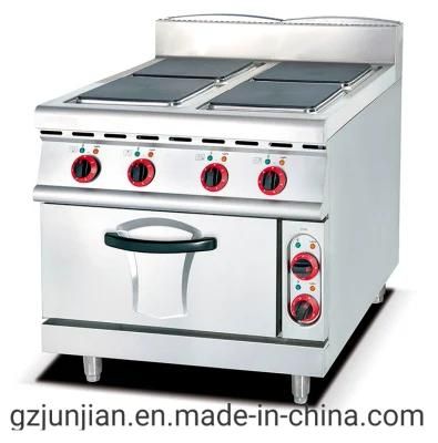 Commercial Electric Range with 4-Hot Plate Cooker