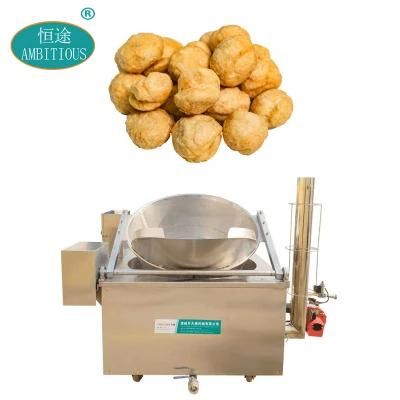 Batch Automatic Diesel Burner Fryer Machine Fish Ball Batch Fryers