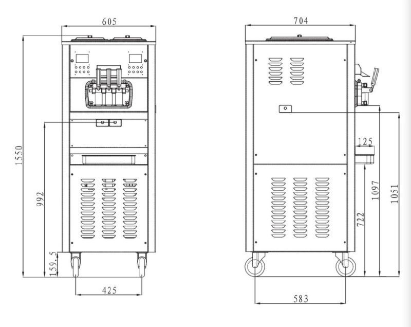 Soft Ice Cream Machine (6378A)