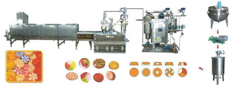 Gd450 High Quality Automatic Hard Candy Depositing Line (PLC Controlled) with Low Price