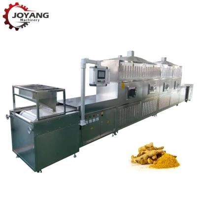 Medicine Herbal Processing Spice Microwave Turmeric Powder Drying Sterilization Machine
