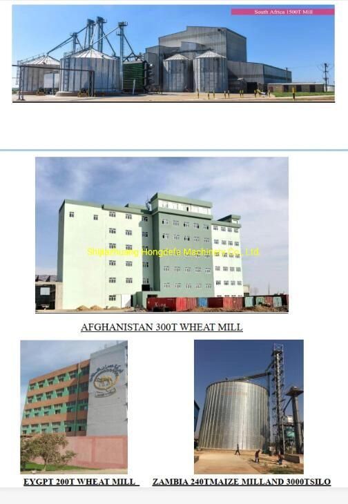 120ton 82ton 62ton 42ton Automatic Wheat Flour Milling Machine