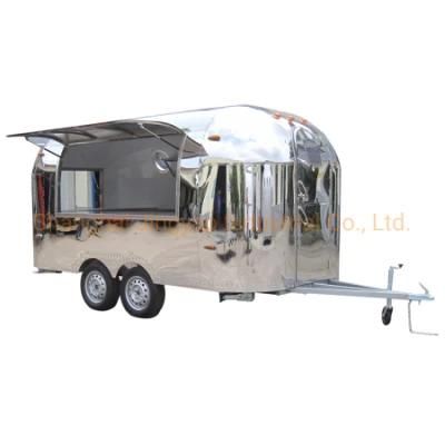 American Standard Airstream Food Trailer Fast Food Trailer for Churros and Hambeger Mobile ...