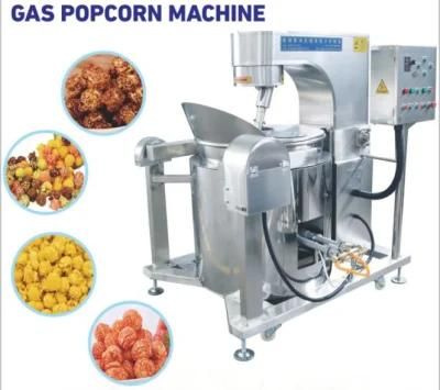 Ce SGS Approved Gas Operated Popcorn Kettle Cooker Machine for Factory