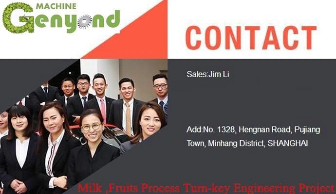 1000lph Uht Milk Tubular Sterilizer of Milk Line