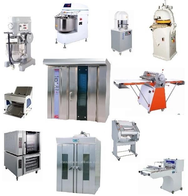 Commercial Bakery Bread Baking Equipment Convection Oven Complete Dough Moulder Croissant Pastry Maker Baking Line Bakery Oven for Sale 12 Pans Electric Oven