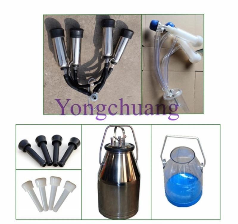 Sheep Milking Machine with Stainless Steel Barrels