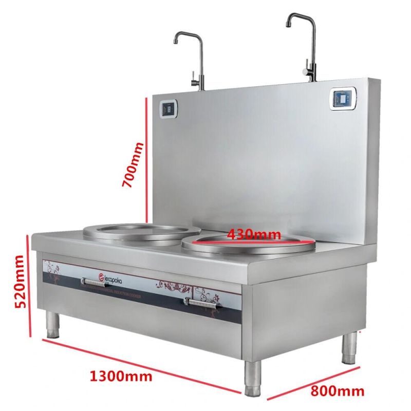 CE Certificated Professional Induction Soup Cooktop Double Burner Soup Cooktop