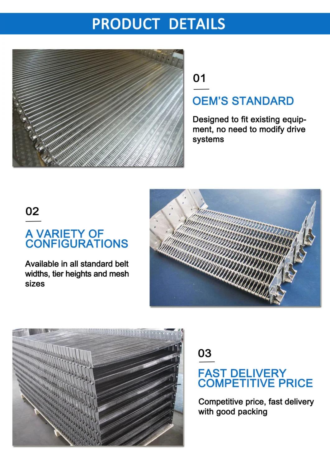 Self-Stacking Belt for Self-Stacking Conveyor System