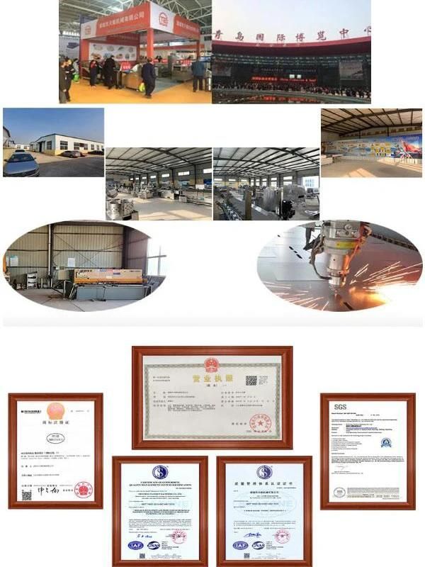 Thermal Oil Frying Machinery Continuous Belt Fish Ball Frying Machine