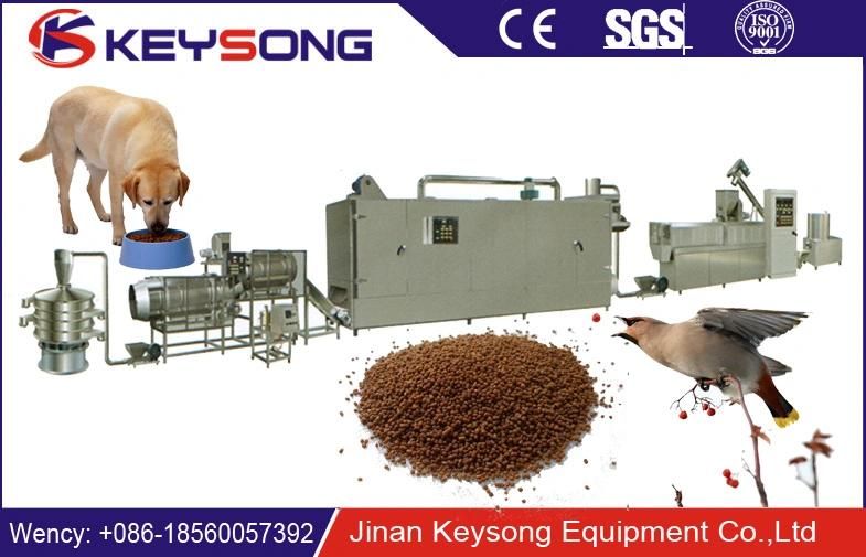 High Capacity Automatic Biscuit Pet Food Machinery Pet /Cat /Bird /Fish Dog Food Machine