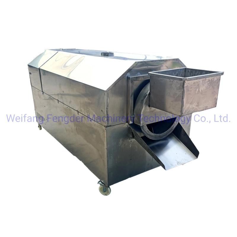 100-150kg/H Cocoa/Soy/Sesame/Cereal Electromagnetic Heating Roasting Machine