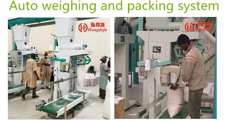 China Hongdefa Top Quality EU Standard 100t Maize Processing Machine