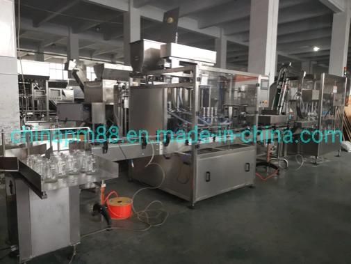 Automatic Salt Flour Spice Pepper Milk Whey Protein Chemical Soda Deterpowder Mixing Weighing Filling Capping Labeling Metal Detecting Manufacturing Machine