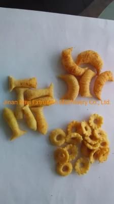 Industrial Fried Snack Food Extruder Corn Curls Machine