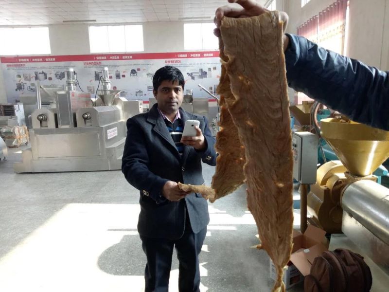 Automatic Soya Meat Tvp Tsp Snack Food Making Machine