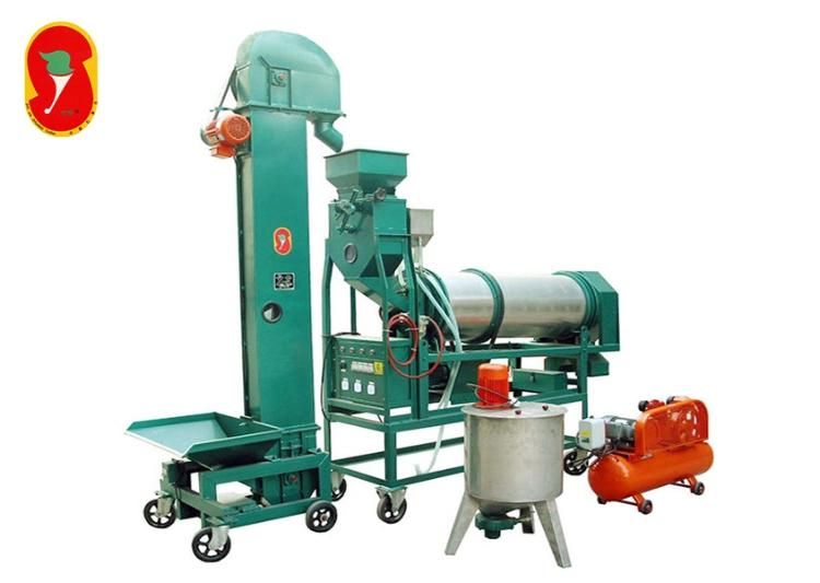 Crops Pesticides Low Damage Rate Planting Seed Coating Machine