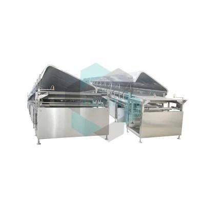 Chocolate Enrober Machine with Cooling Tunnel/Chocolate Spreading Production Line