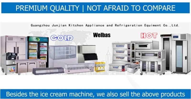 Wiberda China Factory Made Three Flavors Ice Cream Machine for Restaurant Use