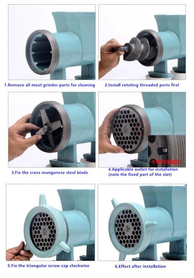 Factory Supply Directly Commerical Automatic Meat Mincer 42 52 62 Machine