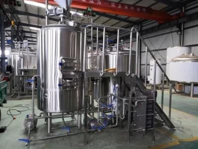 Turnkey Project Cassman SUS304 500L Brewing Beer Equipment for Bar