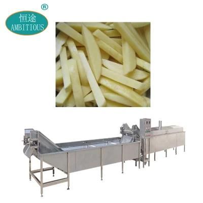 Automatic Conveyor Potato Fries Continuous French Fries Blanching Machine