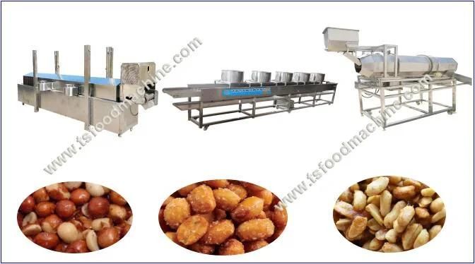Coated Peanut Machine Fried Peanut Bean Machine Flour-Coated Peanut Fry Machine