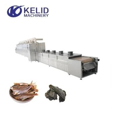 Microwave Drying Baking Sterilizing Machinery Oven Small Yellow Croaker Prawns