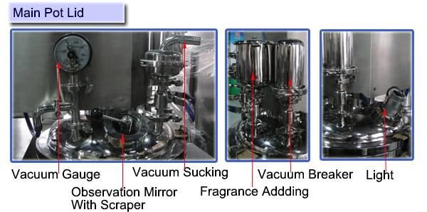 Vacuum High Shear Emulsifying Mixer
