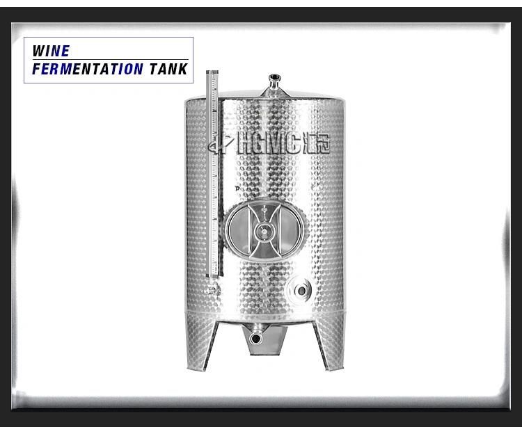 4000 Liter Stainless Steel Beer Fermentation Tank Mirrors Cooling Jacketed Conical Beer Fermenter