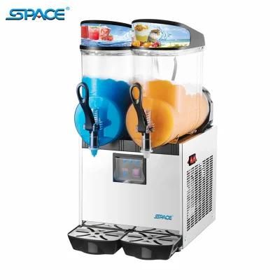 Table Top 2 Bowls Commercial Slush Drink Machine