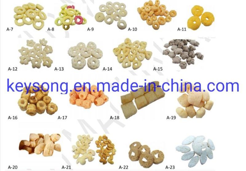 Corn Rice Puff Snack Food Making Machine