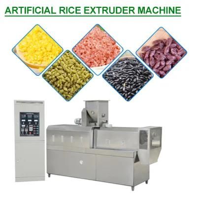 Nutrition Protein Artificial Rice Making Machine Extruder/Manufaturing Line with Excellent ...