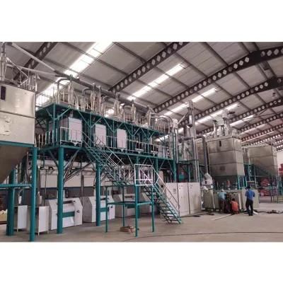 Nigeria Running 100t/24h Maize Flour Milling Machine