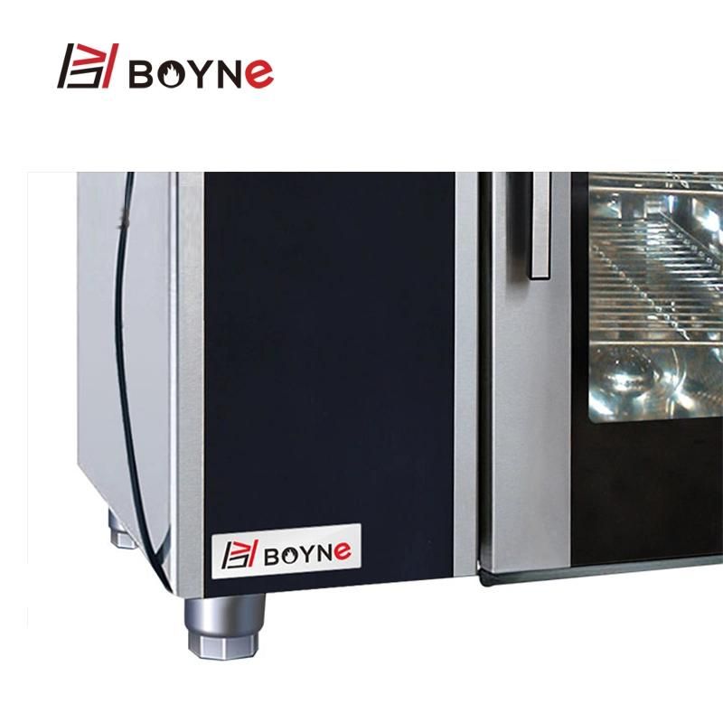 Commercial Kitchen Cooking Equipment Gas Six Trays Combi Oven