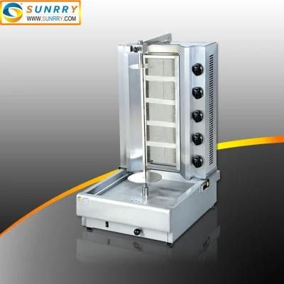 Gas Kebab Skewer Machine Kebab with Oil Pan for Sale
