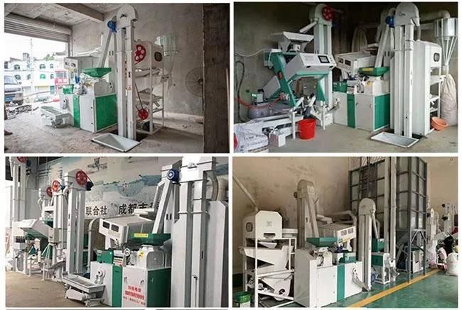 Plant Project for Sale Price Combine Mini Rice Milling Miller Processing Machine