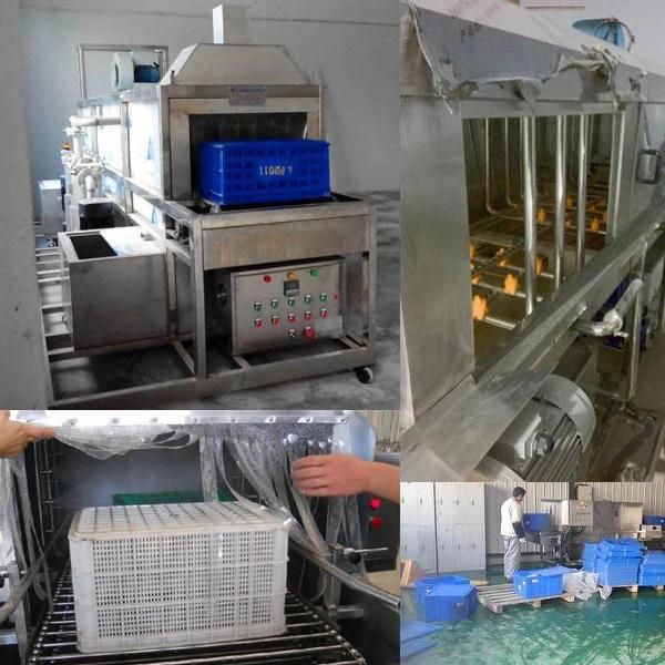 Tray Clean Machinery Plastic Basket Washing and Drying Machine