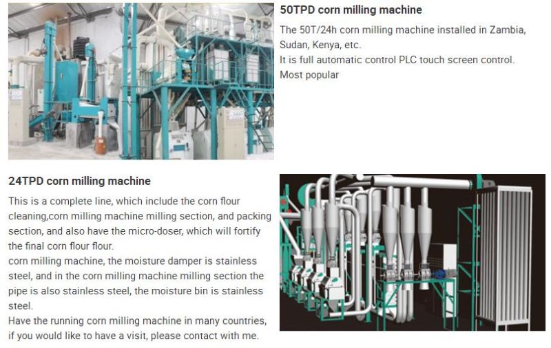 Malawi Maize Flour Milling Machine to Produce Maize Flour and Maize Grits