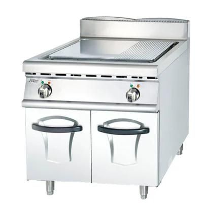 Eh786 Free Standing Electric Griddle with Cabinet 1/3 Grooved