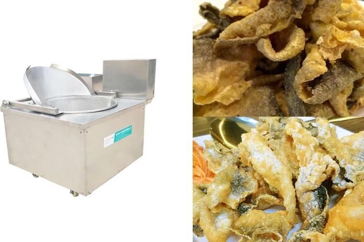 Auto Oil Batch Fryer Electric Fish Skin Deep Fryers Machine