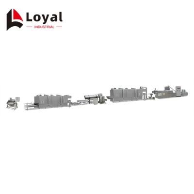 Cereal Double Screw Extruder Corn Flakes Production Line