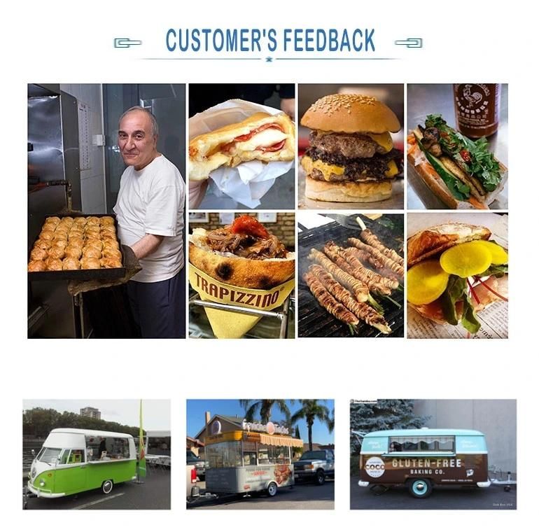 Multi-Function Electric Mobile Fast Food Truck VW Bus