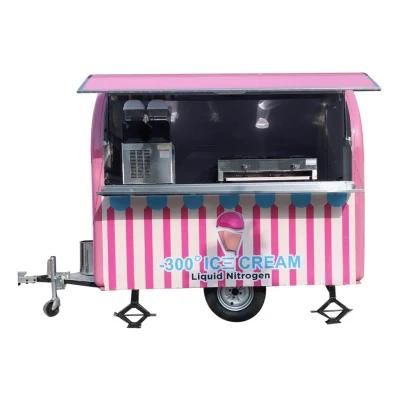 Factory Price Electric China Kitchen Churros Caravan Coffee Food Cart