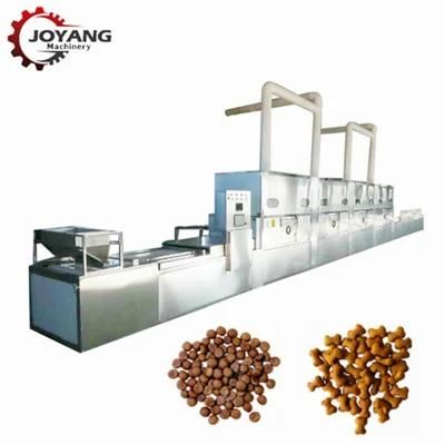 30kw 30kg / H Industrial Microwave Pet Food Drying Machine