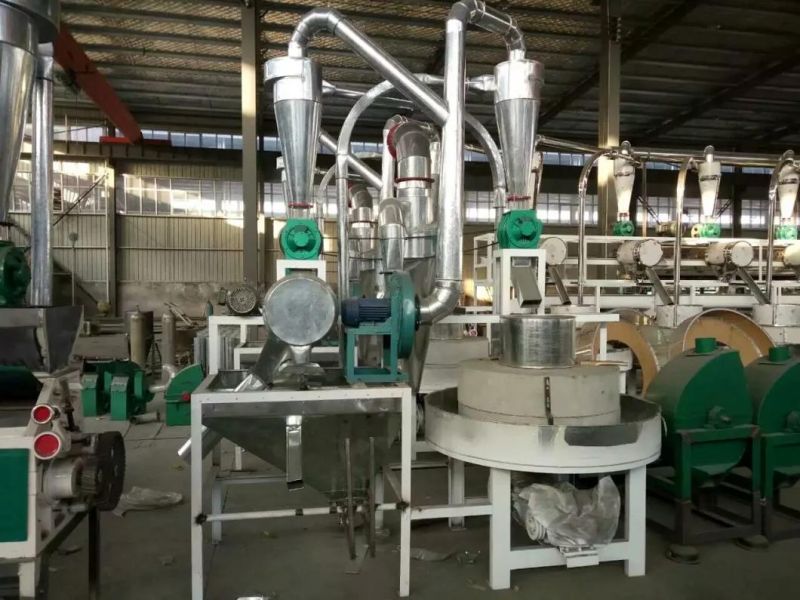 Maize Corn Wheat Meal Grinding Machines Stone Flour Grinder Mill