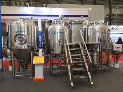 Cassman SUS304 2 Vessels 1000L Industrial Ceveza Brewing Equipment for Brewpub