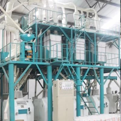 50tpd Maize Flour Mill Machinery Popular Capacity in Kenya Zambia Malawi