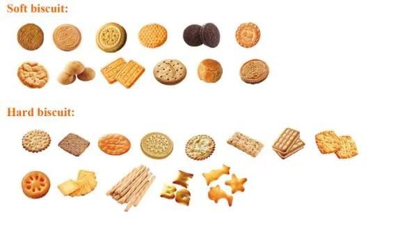 Skywin Model-400 Hard and Soft Cookies Biscuits Snack Food Machine Production Line for Making Bakery